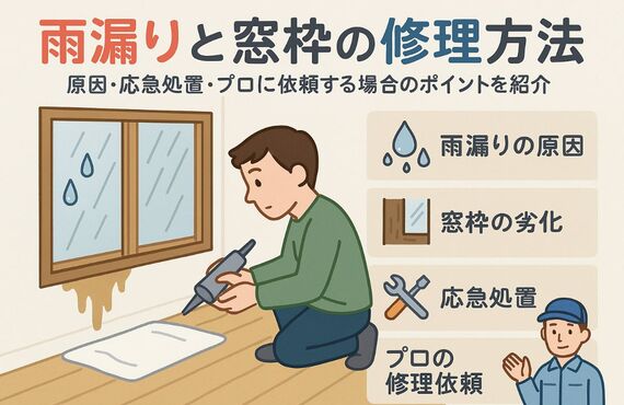 13雨漏り 窓枠